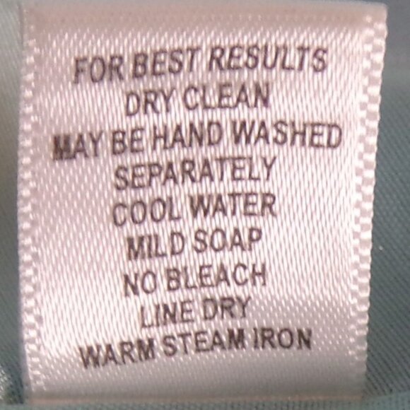 SILK! DEBRA DEROO blue 2-piece pant suit unknown small to medium size 100% silk - Picture 15 of 16